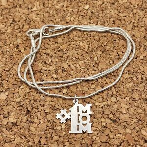3/$30 🖤 925 STERLING SILVER #1 MOM CHARM PENDANT AND NECKLACE CHAIN